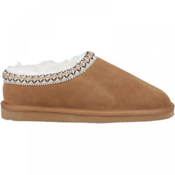 , Tan) Foxmoor Tan Womens Luxury Sheepskin Lined Slippers - 4 (Adults'