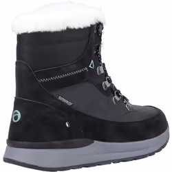 , Black) Sheephouse Black Waterproof Womens Cushioned Zip Up Ankle Boots - 4 (Adults'