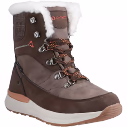 , Brown) Sheephouse Brown Waterproof Womens Warm-Lined Zip Up Ankle Boots - 6 (Adults'