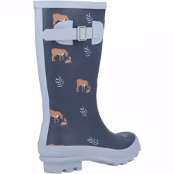 , Deers) Woodland Junior Deers Kids Print Wellies - 13 (Children's