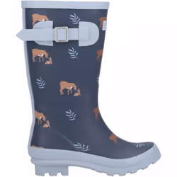, Deers) Woodland Junior Deers Kids Print Wellies - 4 (Adults'