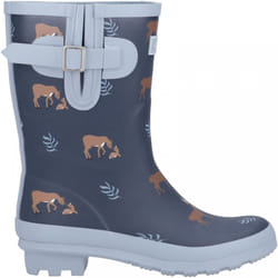 , Deers) Woodland Mid Deers Ladies Mid-Calf Patterned Wellies - 7 (Adults'