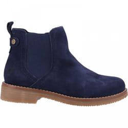 ) Maddy Wide | Navy | Women's Water Resistant Ankle Boots - 4 (Adults'