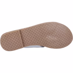 ) Hush Puppies Amy Wide Fit Leather Women's White Sandals - White, 3 (Adults'