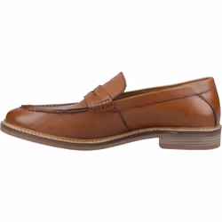 ) Hush Puppies Benedict Leather Men's Tan Loafers - Brown, 9 (Adults'