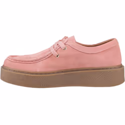 ) Hush Puppies Bridie Suede Leather Women's Pink Moccasins Shoes - Pink, 5 (Adults'