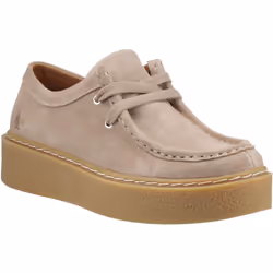 ) Hush Puppies Bridie Suede Leather Women's Taupe Moccasins Shoes - Brown, 6 (Adults'