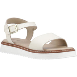 ) Hush Puppies Cassie Nubuck Women's Cream Sandals - Cream, 7 (Adults'