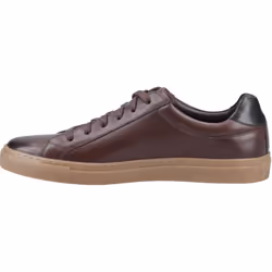 ) Hush Puppies Colton Leather Men's Coffee Trainers - Brown, 11 (Adults'