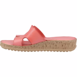 ) Hush Puppies Eloise Leather Women's Coral Sandals - Red, 4 (Adults'