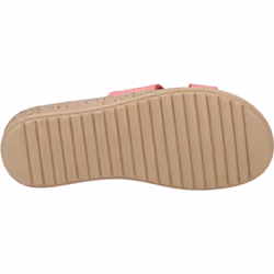 ) Hush Puppies Eloise Leather Women's Coral Sandals - Red, 6 (Adults'