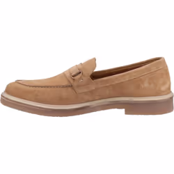 ) Hush Puppies Gryffin Leather Men's Tan Loafers - Brown, 10 (Adults'