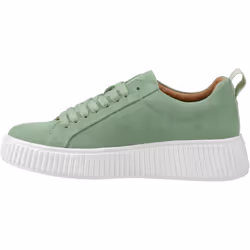) Hush Puppies Harlow Suede Suede Women's Green Trainers - Green, 8 (Adults'
