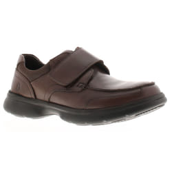 ) Hush Puppies Mens Shoes Casual Hector Leather brown UK Size - Brown, 9 (Adults'