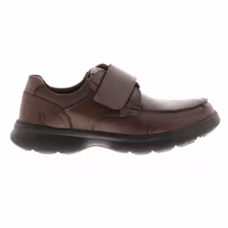 ) Hush Puppies Mens Shoes Casual Hector Leather brown UK Size - Brown, 9 (Adults'