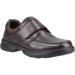 ) Hush Puppies Hector Leather Men's Brown Moccasins Shoes - Brown, 11 (Adults'