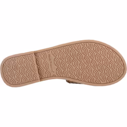 ) Hush Puppies Hetty Slide Leather Women's Tan Sandals - Brown, 6 (Adults'
