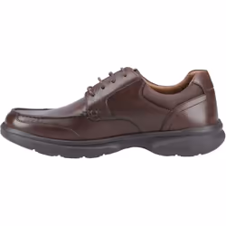 ) Hush Puppies Hugh Leather Men's Brown Lace-Up Shoes - Brown, 12 (Adults'