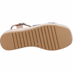) Hush Puppies Jemma Espadrille Polyurethane Women's Navy Sandals - Blue, 6 (Adults'