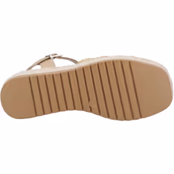 ) Hush Puppies Jemma Espadrille Polyurethane Women's Tan Sandals - Brown, 7 (Adults'