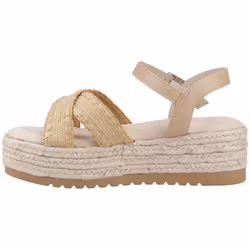 ) Hush Puppies Jemma Espadrille Polyurethane Women's Tan Sandals - Brown, 7 (Adults'
