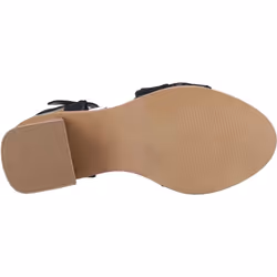 ) Hush Puppies Lacie Suede Women's Black Sandals - Black, 5 (Adults'