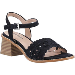 ) Hush Puppies Lacie Suede Women's Black Sandals - Black, 8 (Adults'