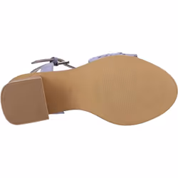 ) Hush Puppies Lacie Suede Women's Blue Sandals - Blue, 4 (Adults'