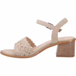 ) Hush Puppies Lacie Suede Women's Taupe Sandals - Brown, 3 (Adults'
