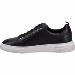 ) Hush Puppies Martha Leather Women's Black Trainers - Black, 4 (Adults'