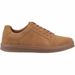 ) Hush Puppies Madden Suede Men's Tan Trainers - Brown, 10 (Adults'