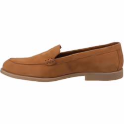 ) Hush Puppies Natasha Leather Women's Tan Loafers - Brown, 7 (Adults'
