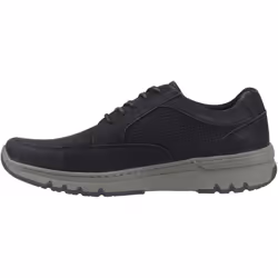 ) Hush Puppies Nelson Leather Men's Black Lace-Up Shoes - Black, 9 (Adults'