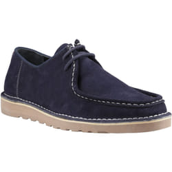 ) Hush Puppies Otis Suede Men's Navy Lace-Up Shoes - Blue, 11 (Adults'