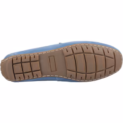 ) Hush Puppies Ralph Suede Leather Men's Blue Loafers - Blue, 8 (Adults'
