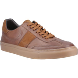 ) Hush Puppies Riley Suede Men's Tan Trainers - Brown, 11 (Adults'