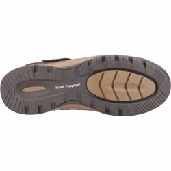 ) Hush Puppies Rucker Leather Men's Brown Sandals - Brown, 6 (Adults'
