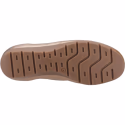 ) Hush Puppies Skylar Leather Women's Gold Flats - Gold, 5 (Adults'