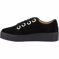 ) Hush Puppies Tamsin Suede Suede Women's Black Trainers - Black, 5 (Adults'