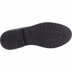 ) Hush Puppies Verity Kiltie Leather Women's Black Loafers - Black, 8 (Adults'