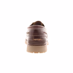Hush Puppies Mens Boat Shoes Weston Boat Shoe Leather Lace Up brown UK Size 8