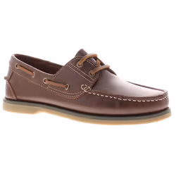) Hush Puppies Wilson Boat Sho Men's Shoes UK Size - Brown, 10 (Adults'