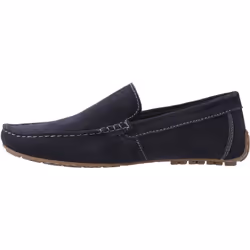) Hush Puppies Ralph Suede Leather Men's Navy Loafers - Blue, 7 (Adults'