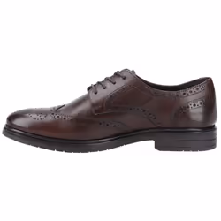 ) Hush Puppies Santiago Leather Men's Brown Brogues Shoes - Brown, 10 (Adults'