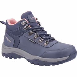 ) Cotswold Overbury Polyurethane Women's Navy Hiking Boots - Blue, 4 (Adults'