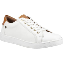 ) Cotswold Radcot Leather Women's White Trainers - White, 8 (Adults'