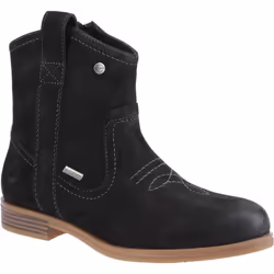 ) Cotswold Signet Leather Women's Black Boots - Black, 8 (Adults'