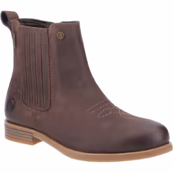 ) Cotswold Didbrook Leather Women's Brown Boots - Brown, 7 (Adults'