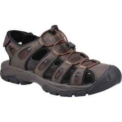 ) Cotswold Ampney Polyurethane Men's Brown Sandals - Brown, 10 (Adults'