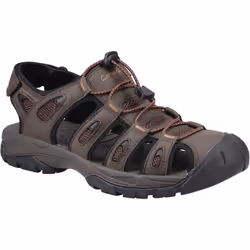 ) Cotswold Ampney Polyurethane Men's Brown Sandals - Brown, 11 (Adults'